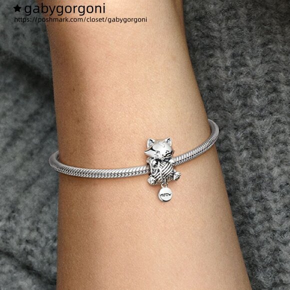 Pandora Kitten & Yarn Ball Charm - Picture 5 of 6